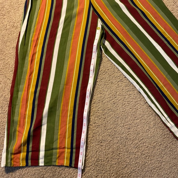 Striped NWOT Crystal Doll wide-leg jumpsuit - Picture 12 of 16